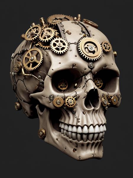 01300-1478106817-_lora_steampunkXL_0.7_ steampunk, no humans, gears, simple background, skull.png